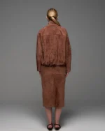 BOMBER + SAIA LÁPIS PELE CAMURÇA ELOWEN - Image 3